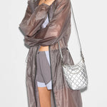 MZ Wallace Crosby Go in Matte Silver - Big Bag NY