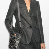 Pewter Metallic MZ Wallace Crosby Go - Big Bag NY 