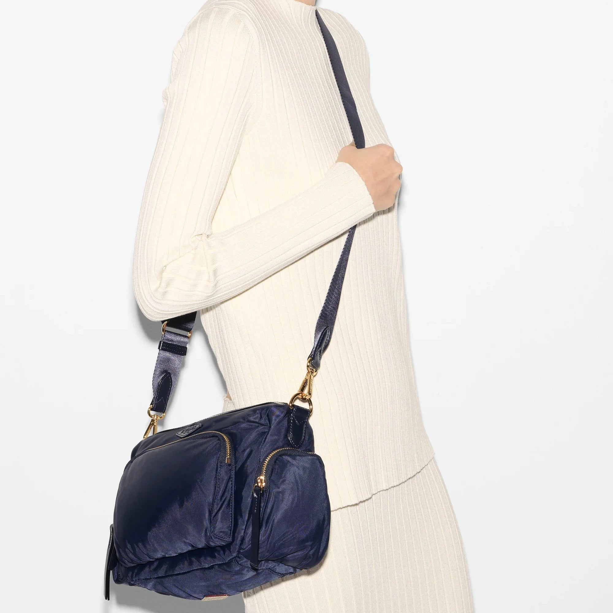MZ Wallace Chelsea Crossbody Bag in Dawn - Big Bag NY