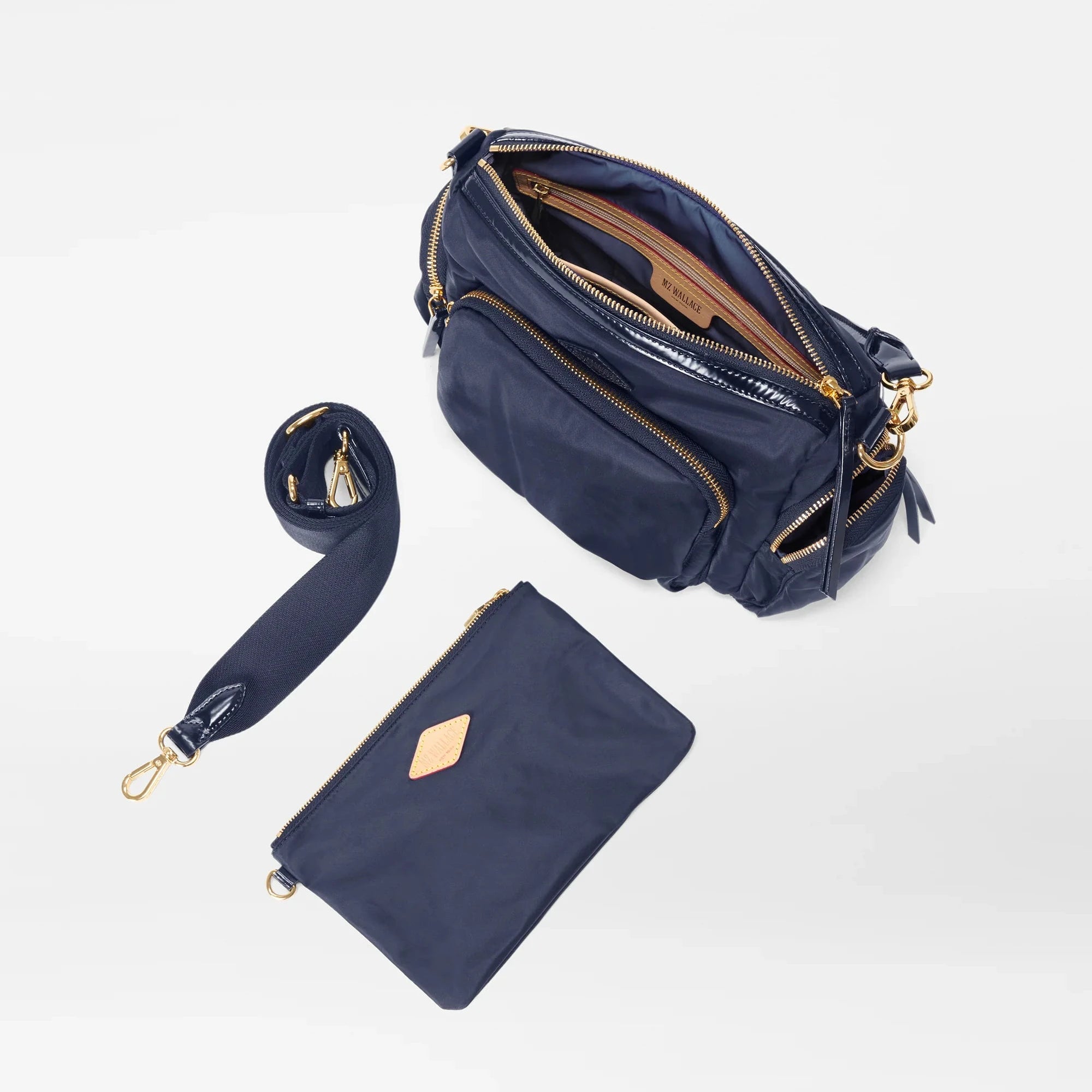 MZ Wallace Chelsea Crossbody Bag in Dawn - Big Bag NY