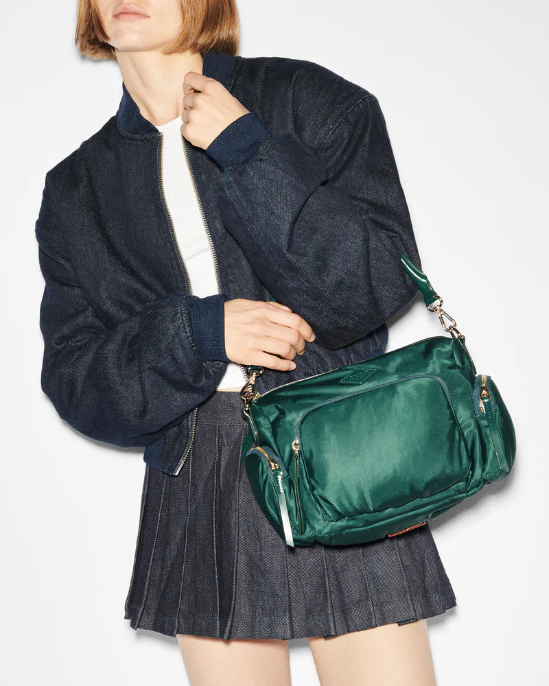 MZ Wallace Chelsea Crossbody Bag in Emerald - Big Bag NY