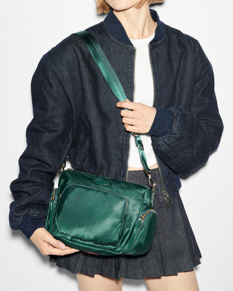 MZ Wallace Chelsea Crossbody Bag in Emerald - Big Bag NY