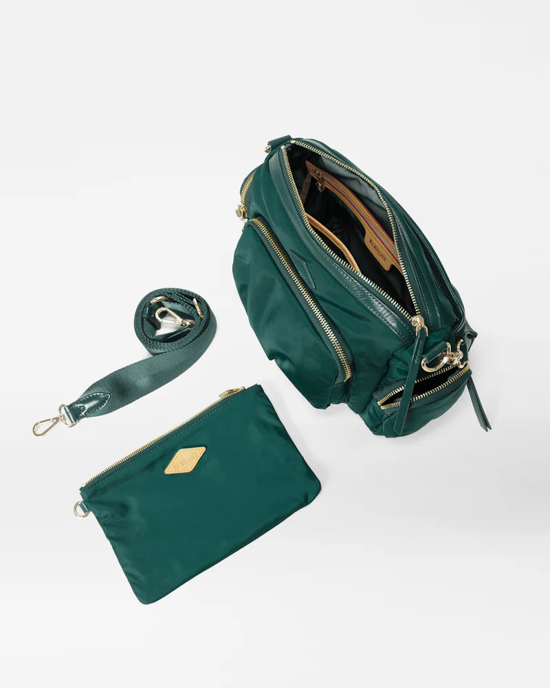 MZ Wallace Chelsea Crossbody Bag in Emerald - Big Bag NY