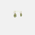 Danielle Welmond Woven Gold Chrysoprase Earrings - Big Bag NY