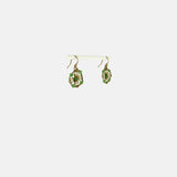 Danielle Welmond Woven Gold Chrysoprase Earrings - Big Bag NY