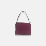 Rossi Front Flap Leather Crossbody in Burgundy - Big Bag NY