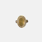 5Octobre Gold Oval Ring - Big Bag NY