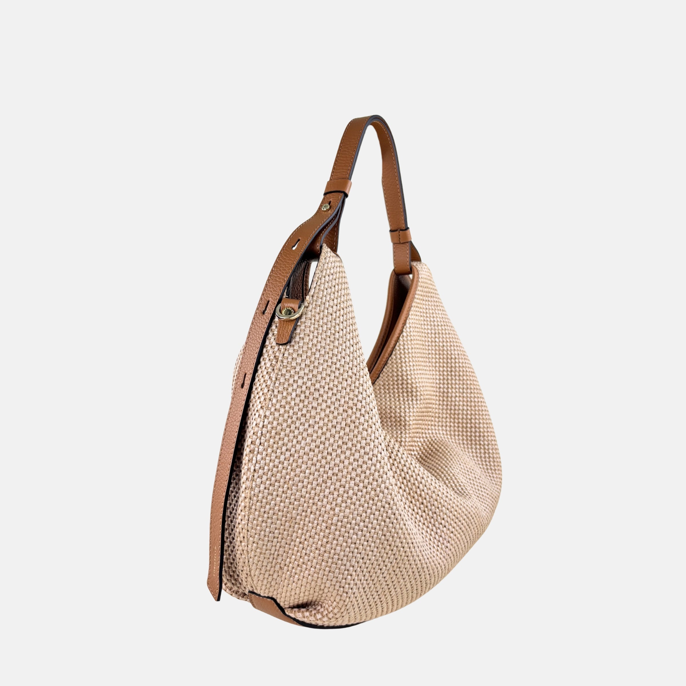 LORISTELLA Jane Large Raffia Hobo - Big Bag NY