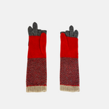 Recycled Wool and Cashmere Long Gloves