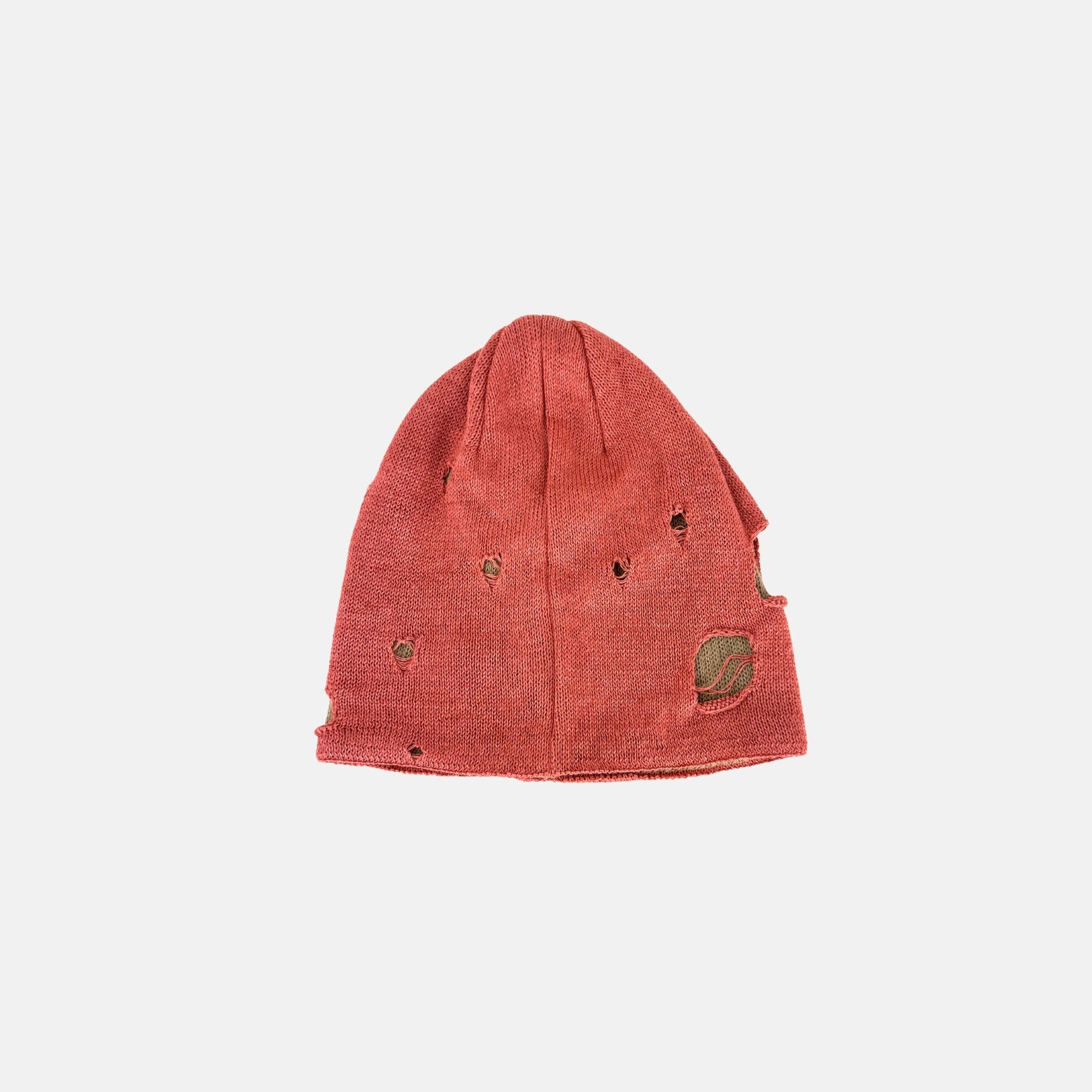 CA4LA Grunge Knit Cap Beanie in Orange - Big Bag NY