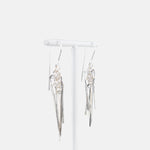 Alison Evans Silver Long Jellyfish Earrings -  Big Bag NY