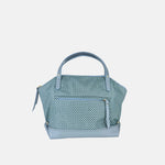 PLINIO Medium Top Handle Satchel in Cristallo - Big Bag NY