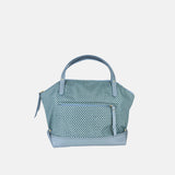 PLINIO Medium Top Handle Satchel in Cristallo - Big Bag NY