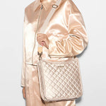 Pale Rose Gold MZ Wallace Metro Box Crossbody - Big Bag NY