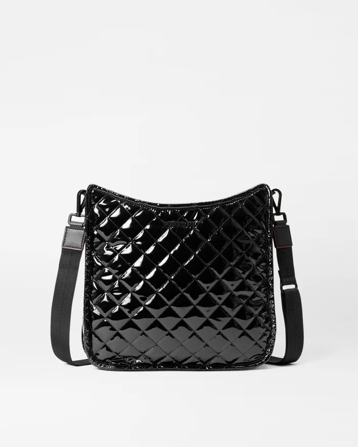 MZ Wallace Metro Box Crossbody in Black Lacquer - Big Bag NY
