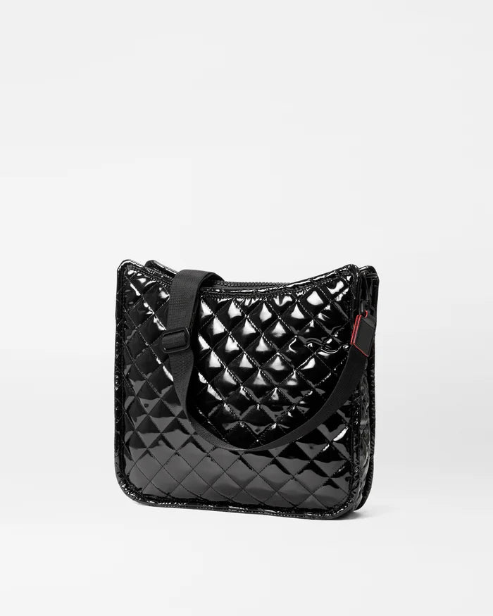 MZ Wallace Metro Box Crossbody in Black Lacquer - Big Bag NY