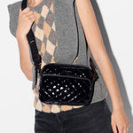 MZ Wallace Small Metro Camera Bag in Black Lacquer - Big Bag NY