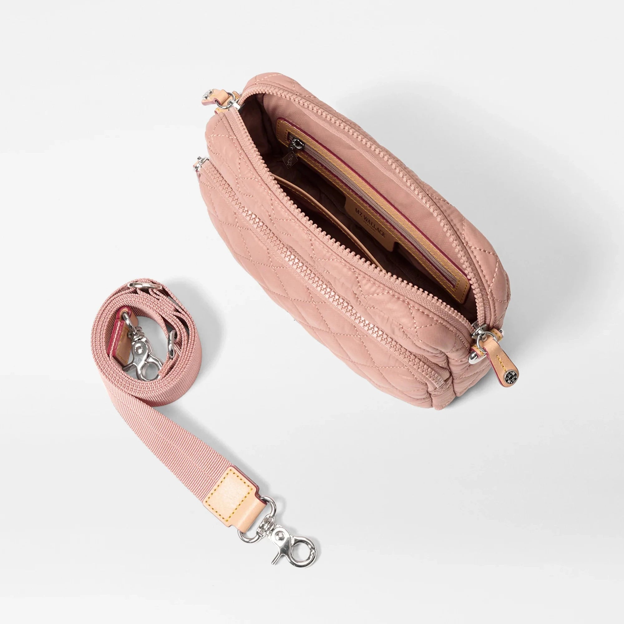 MZ Wallace Small Metro Camera Bag in Dusty Rose - Big Bag NY