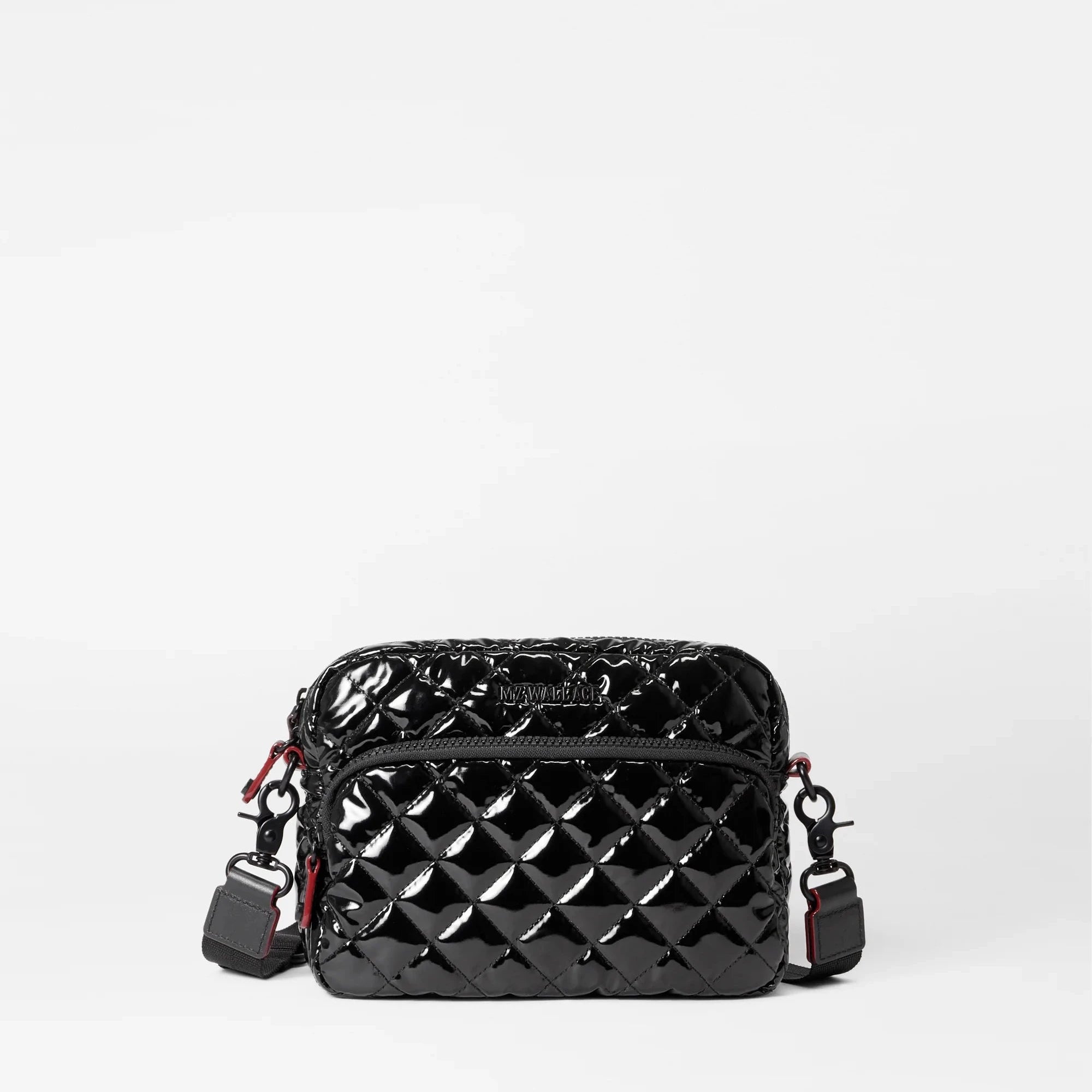 MZ Wallace Small Metro Camera Bag in Black Lacquer - Big Bag NY
