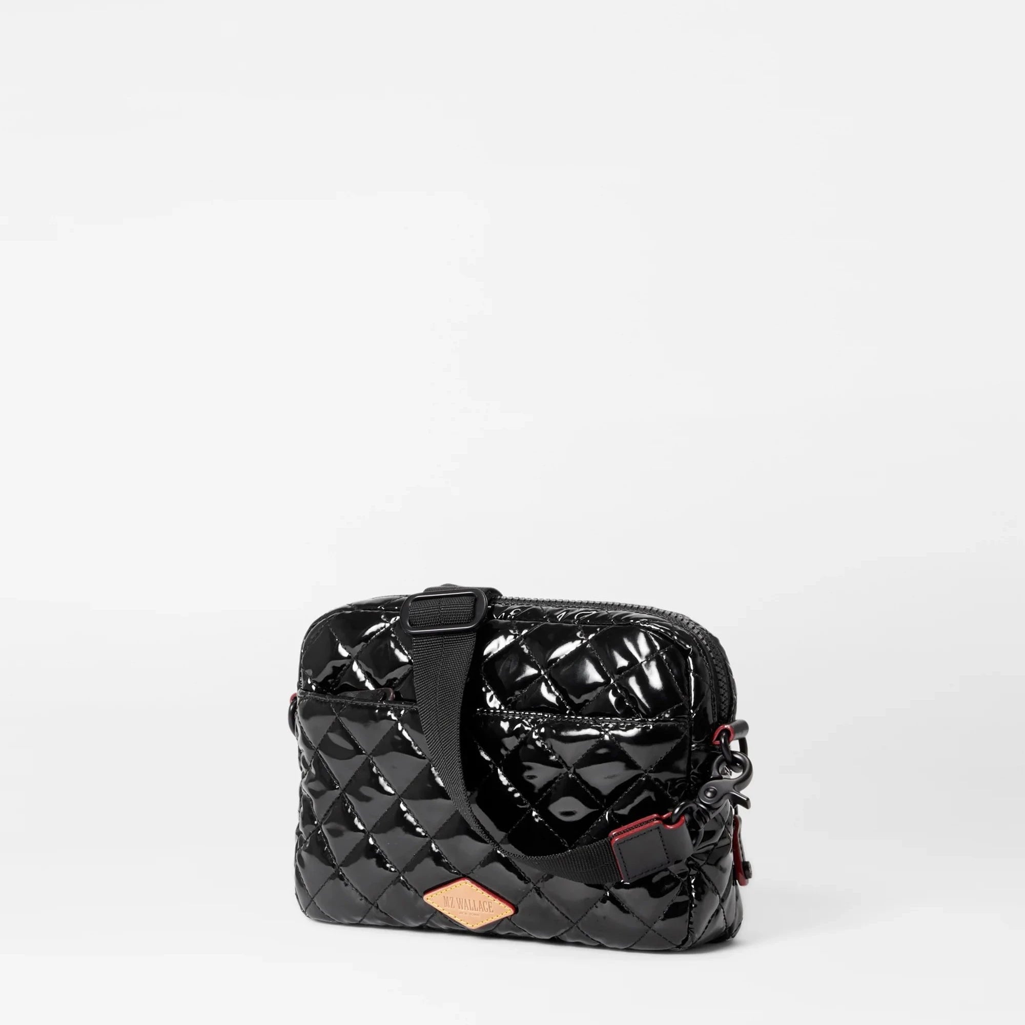 MZ Wallace Small Metro Camera Bag in Black Lacquer - Big Bag NY