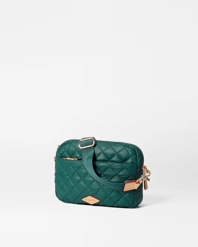 MZ Wallace Small Metro Camera Bag in Emerald - Big Bag NY