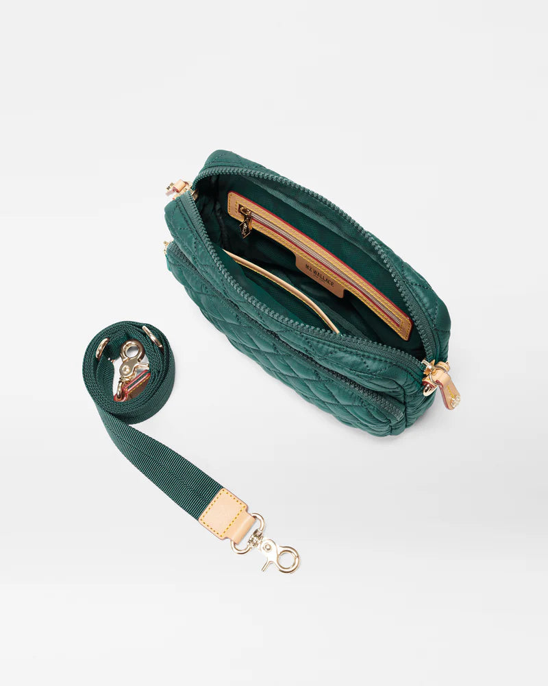 MZ Wallace Small Metro Camera Bag in Emerald - Big Bag NY
