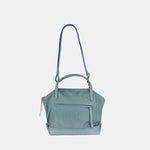 PLINIO Medium Top Handle Satchel in Cristallo - Big Bag NY