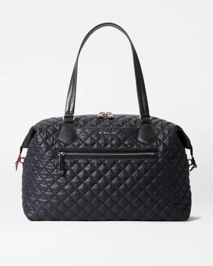 Black MZ Wallace Crosby Getaway Tote - Big Bag NY