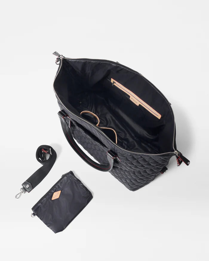 Black MZ Wallace Crosby Getaway Tote - Big Bag NY
