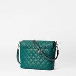 MZ Wallace Medium Crosby Lock Crossbody in Emerald - Big Bag NY