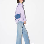 MZ Wallace Micro Crosby Crossbody Sling in True Blue Denim - Big Bag NY