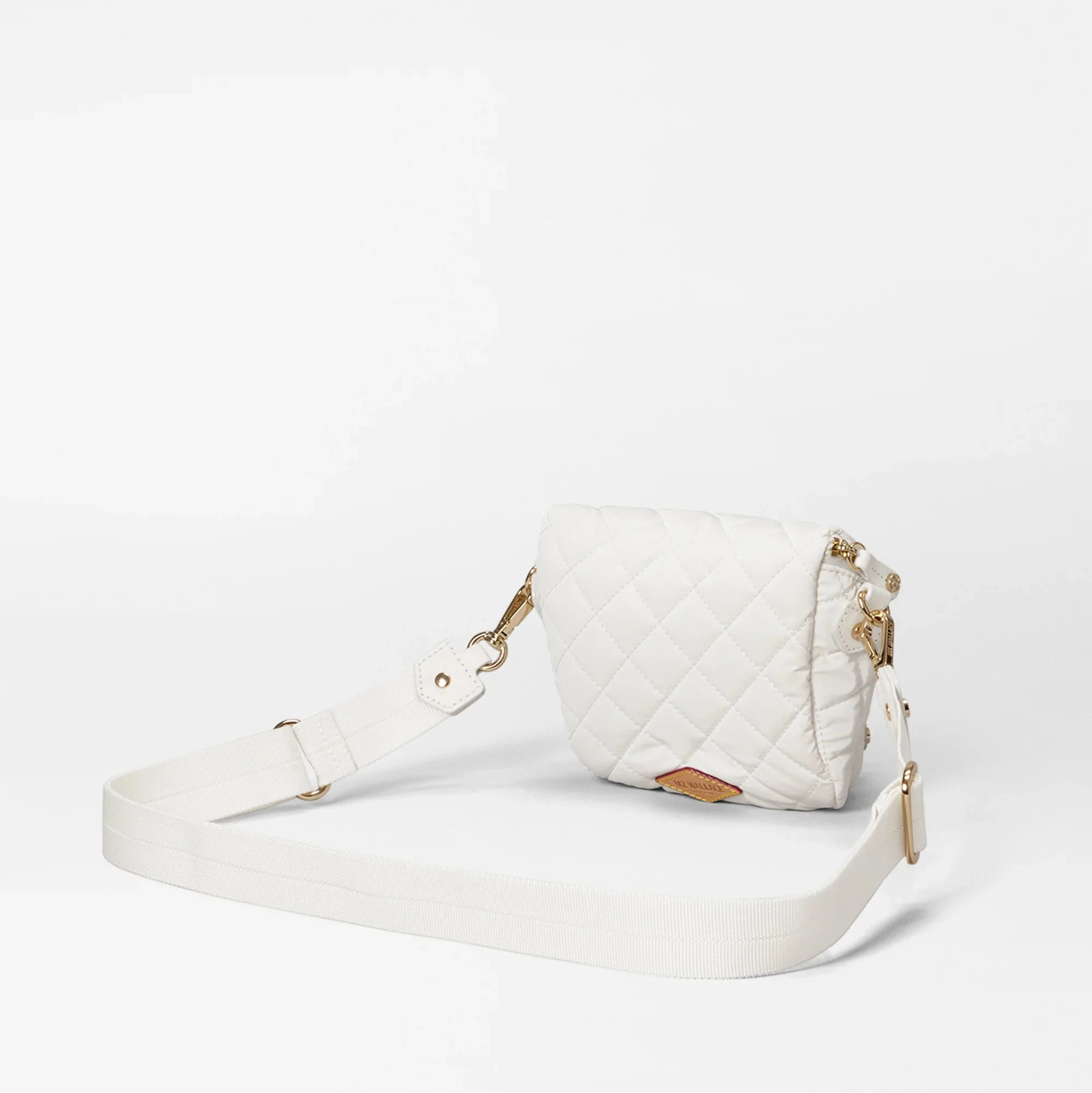 MZ Wallace Micro Crosby Crossbody Sling Chalk liquid - Big Bag NY