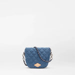 MZ Wallace Micro Crosby Crossbody Sling in True Blue Denim - Big Bag NY