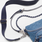 MZ Wallace Micro Crosby Crossbody Sling in True Blue Denim - Big Bag NY