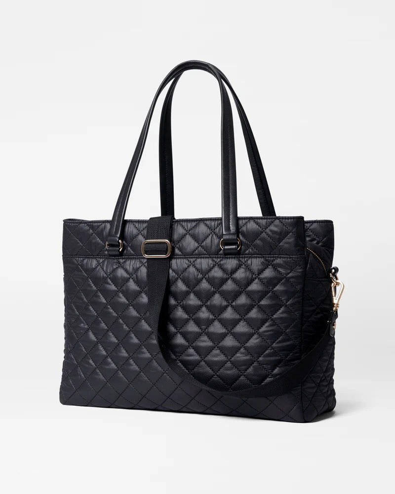 MZ Wallace Black Crosby Lock Tote - Big Bag NY
