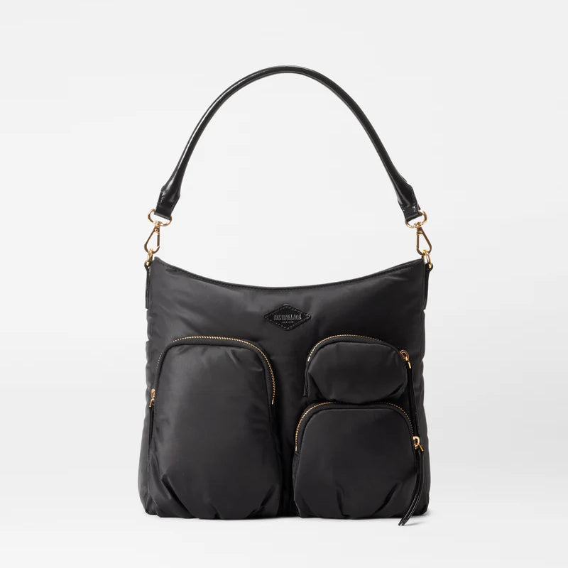 MZ Wallace Chelsea Hobo in Black - Big Bag NY