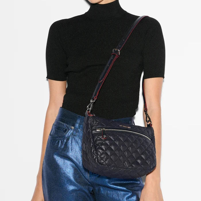 MZ Wallace Crosby ELLA Crossbody in Black - Big Bag NY