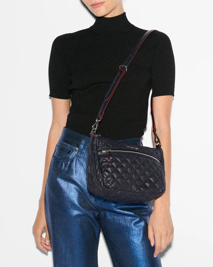 MZ Wallace Crosby ELLA Crossbody in Black - Big Bag NY