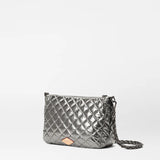 MZ Wallace Crosby ELLA Crossbody in Pewter Metallic - Big Bag NY