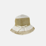 Grevi Raffia Mesh Foldable Bucket Hat - Big Bag NY