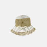 Grevi Raffia Mesh Foldable Bucket Hat - Big Bag NY