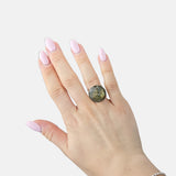 Ithil Labradorite Adjustable Ring - Big Bag NY