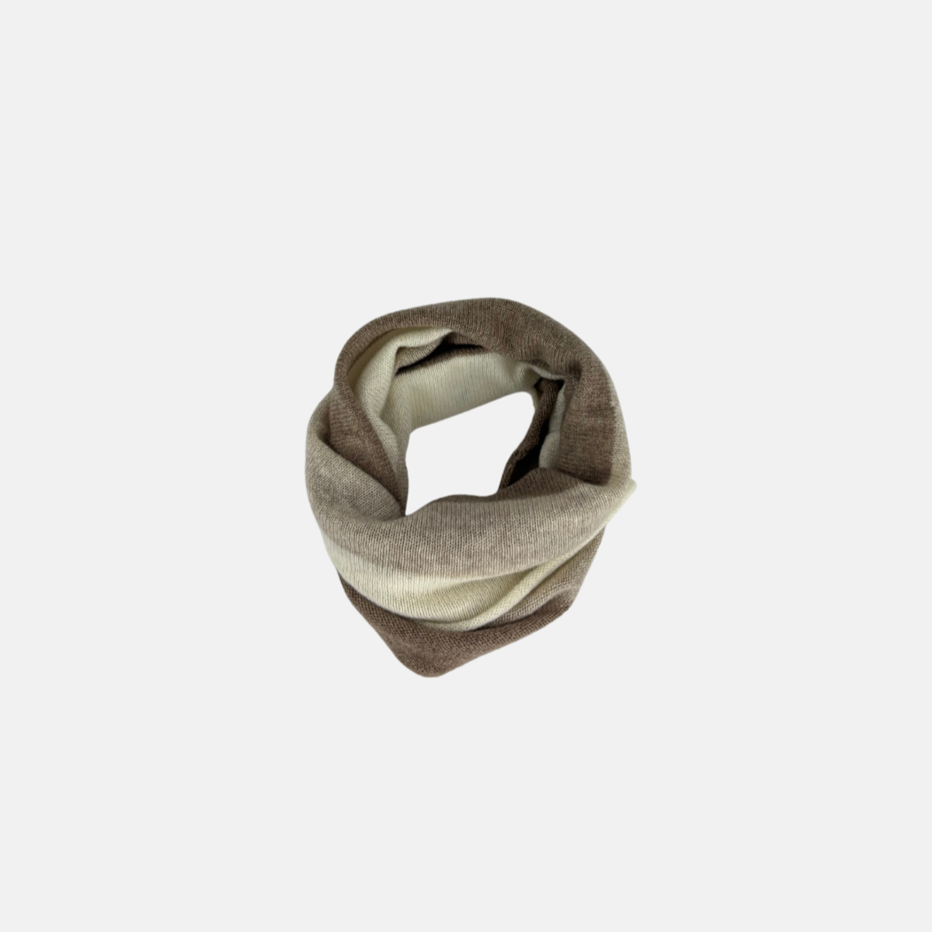 Riviera Cashmere Striped Neck Warmer - Big Bag NY