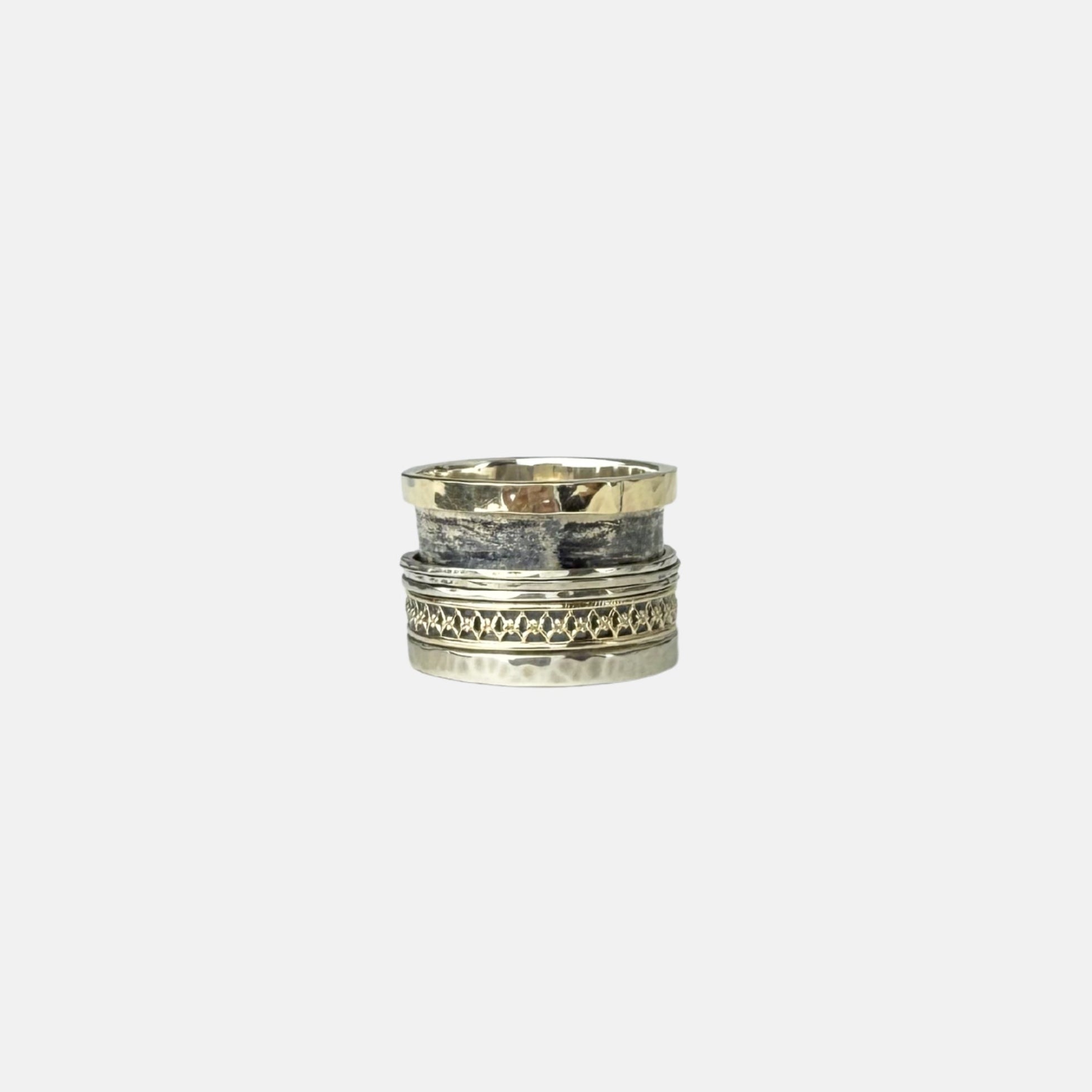 Ithil Mixed Metal Spinner Ring - Big Bag NY