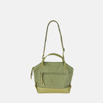 PLINIO Medium Top Handle Satchel in Vert - Big Bag NY