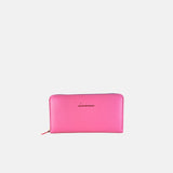 Visona Long Zip Around Wallet in Magenta - Big Bag NY