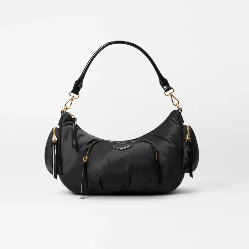 Medium Chelsea Shoulder Bag in Black - Big Bag NY