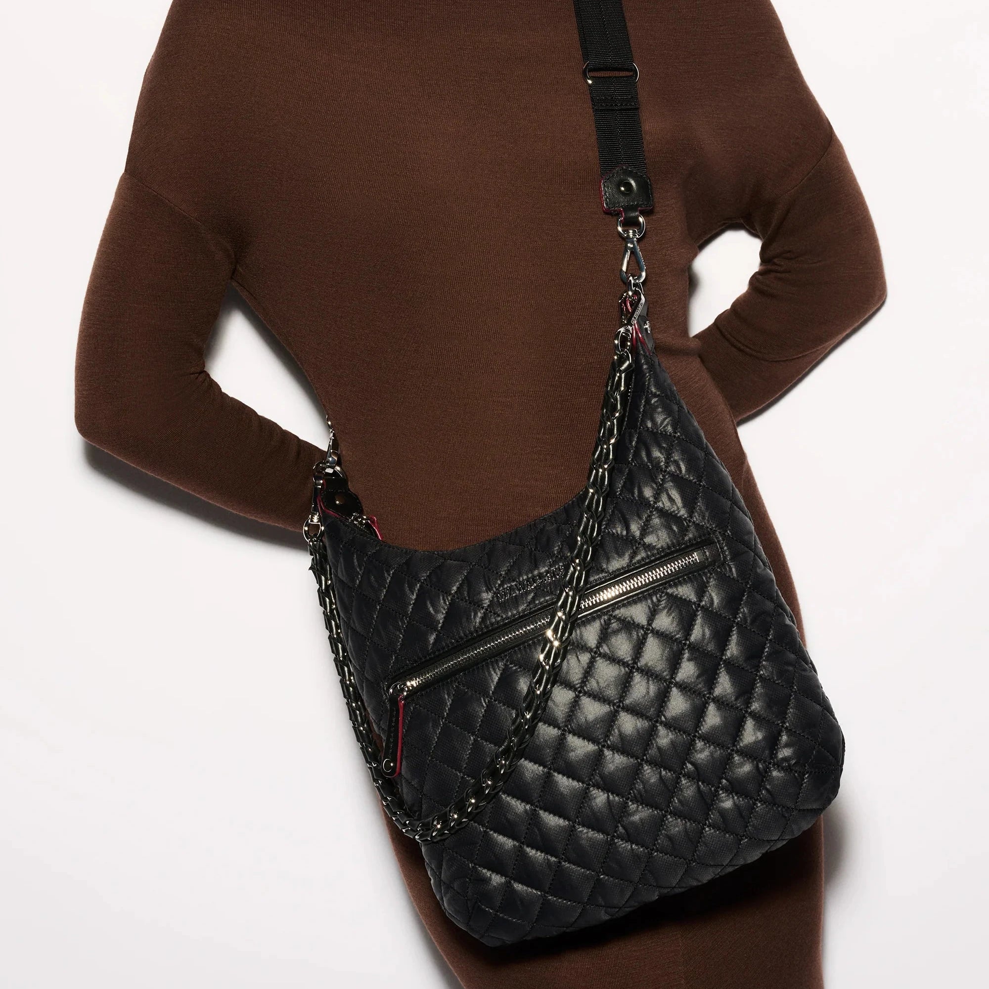 MZ WALLACE Crosby Sienna Shoulder Bag - Big Bag NY