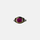 Ithil Pink Tourmaline Studded Ring - Big Bag NY