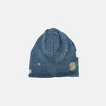 CA4LA Grunge Knit Cap Beanie in Blue - Big Bag NY
